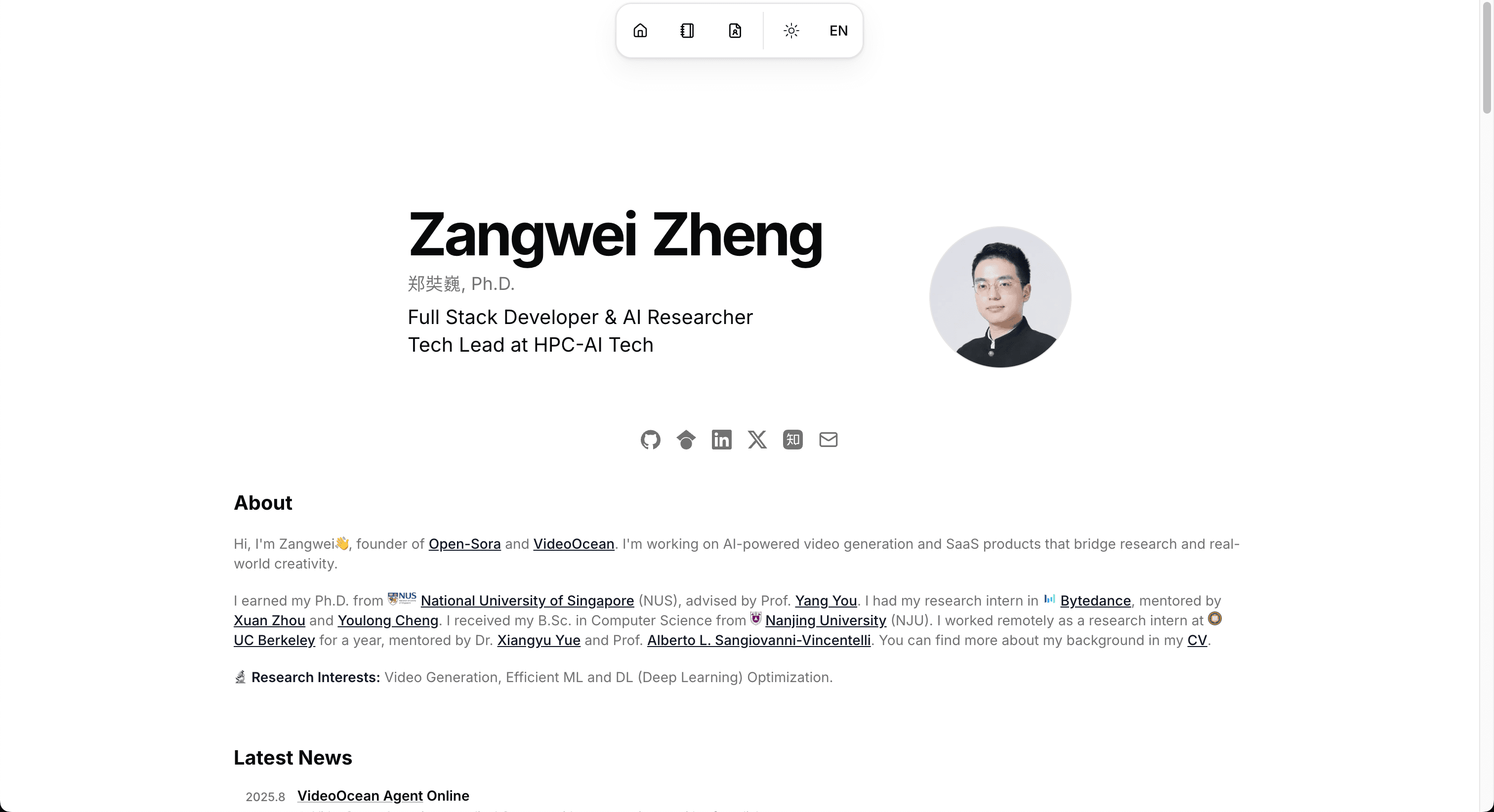 Template for This Website